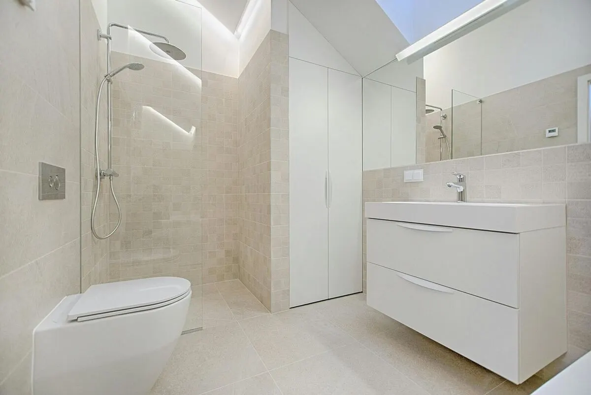 Luxury master bathroom remodel Space Coast Florida
