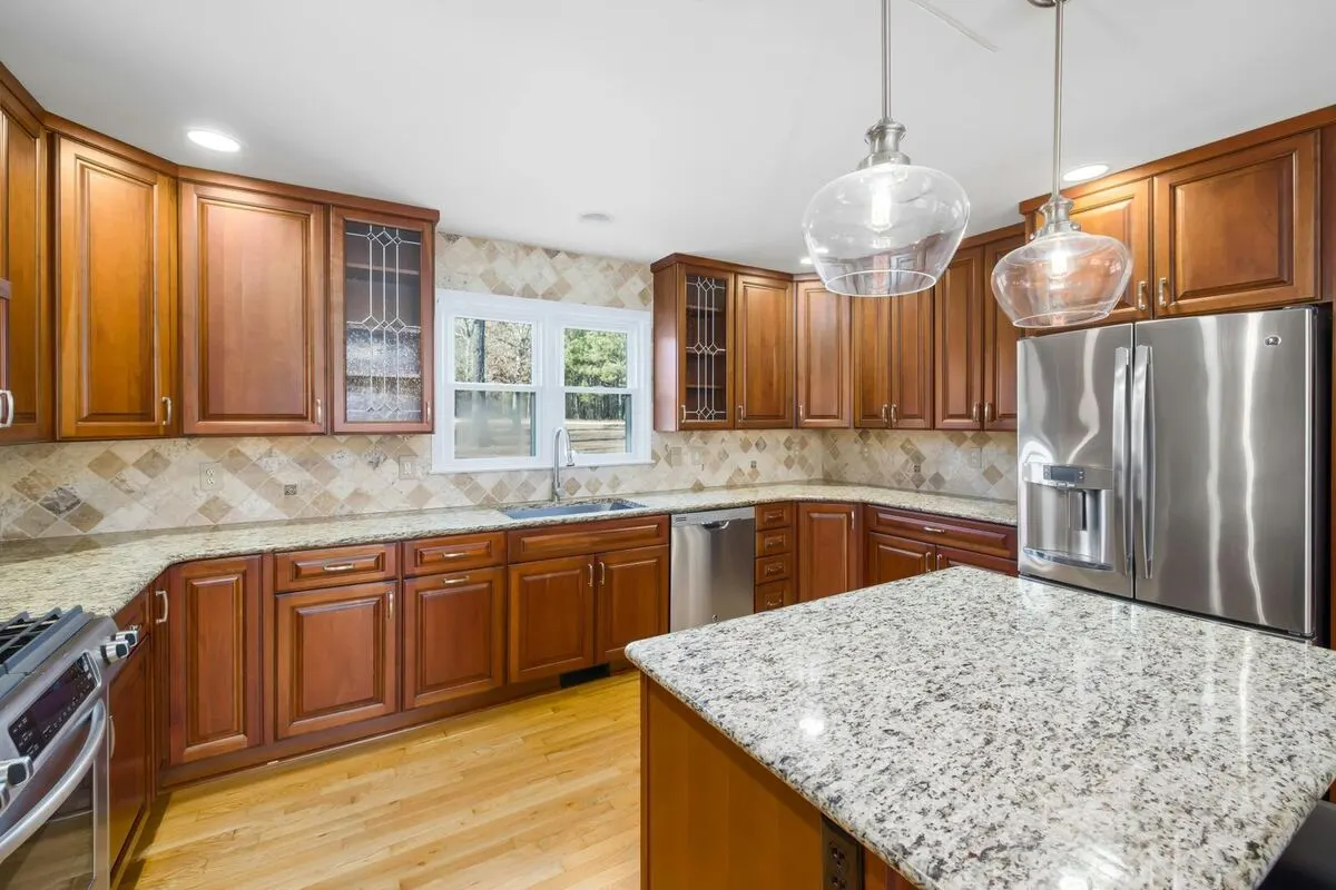 Brevard County kitchen with island and premium finishes